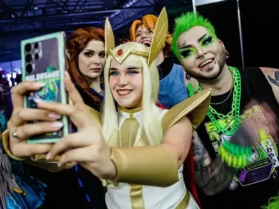 Bild von Cosplayern auf der Caggtus